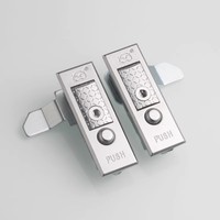 Serrure de porte de placard à gâche à encastrer, à déclenchement par compression, en alliage de zinc Longyu MS506