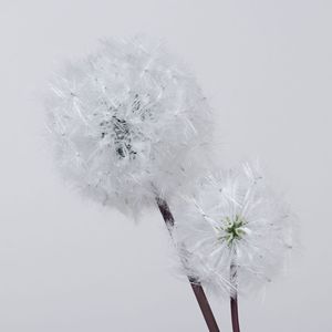Fleurs artificielles de pissenlit en soie blanc et rose pour décoration de mariage et de maison - Château des rêves - Product Image 2