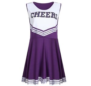 Uniforme de <span class=keywords><strong>Animadora</strong></span> para Escuela Secundaria, <span class=keywords><strong>Disfraz</strong></span> de <span class=keywords><strong>Animadora</strong></span>, Uniforme Musical, Vestido con Top Corto y Falda - Product Image 2