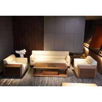 Meubles de bureau commerciaux carrés personnalisés, meubles de salon, table à thé, table basse moderne en bois