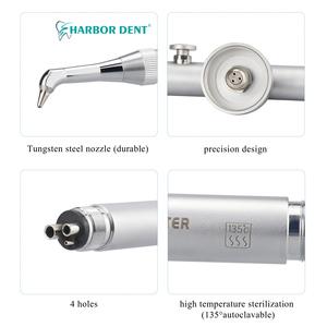 Dental labor Dental Sands trahler 2/4 Löcher Polierer mit Wassers pray Leistungs starkes Sands trahl system Luft sands trahl pistole - Product Image 5
