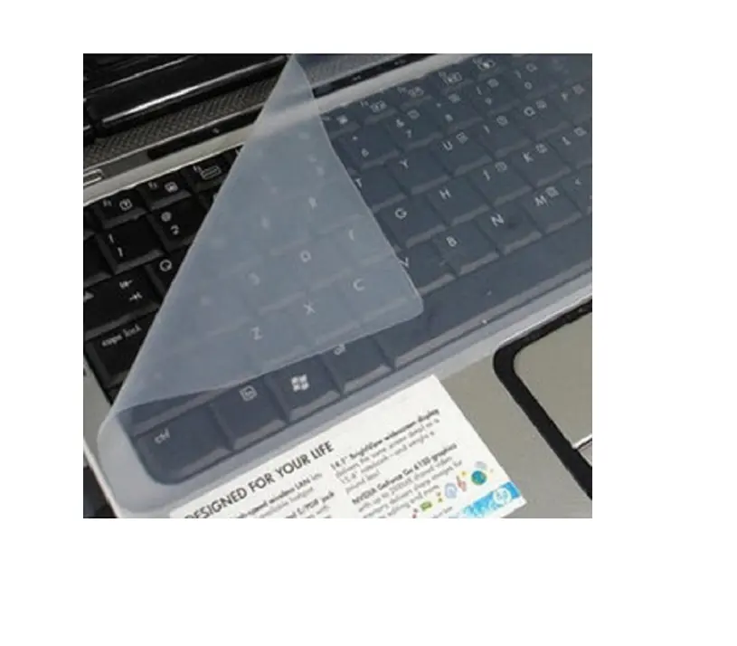 Film Kulit Pelindung Penutup Keyboard Laptop Silikon Universal untuk Laptop 10 "11" 12 "13" 14 "15" 17"