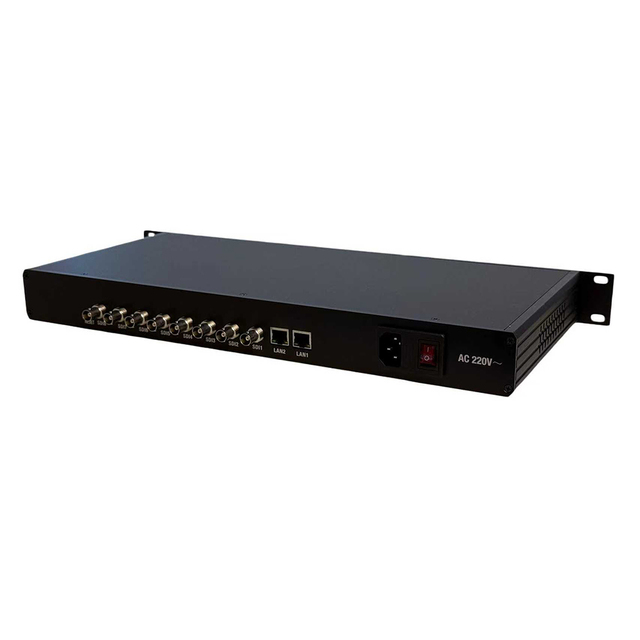 8-Channel SDI Encoder Rack-Mount Video Streaming Device H.265 IPTV Stable Live Streaming PC Monitoring Connecting to NVR