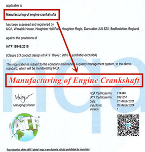 ELIC <strong>Excavator</strong> Engine Crank Shaft 4TNV106 3TNV88 3TNV70 4TNV94 4TNE88 4TNV98 4TNV88 4TNE98 Crankshaft for Yanmar Replacement - Product Image 6