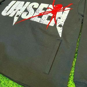 Sweats à capuche de sérigraphie pour hommes en coton éponge français personnalisé surdimensionné lourd à séchage rapide disponible en usine - Product Image 3