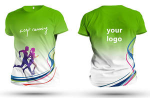 Camisetas Deportivas de Malla para Maratón y Eventos, con Logotipo Personalizado, Lisas, de Poliéster, Impresión por Sublimación, Ecológicas y Transpirables - Product Image 4