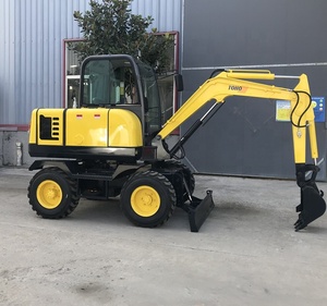 Excavatrice tout-terrain Th40t de 4 tonnes, entièrement fonctionnelle, engin de construction à roues motrices, pelle pour travaux de terrassement - Product Image 3