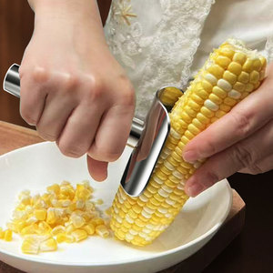 Pelador de Maíz Arqueado, Pelador Manual de Maíz para Cocina Doméstica, <span class=keywords><strong>Cuchillo</strong></span> Desgranador - Product Image 1