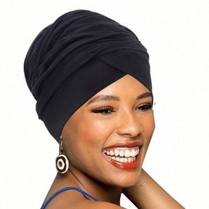 Wholesale Custom Logo Long Size Outdoor Multifunction Stretchy Polyester Headscarf <b>Head</b> <b>Cover</b> Daily Wear Turban Women Headwrap - Product Image 6