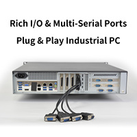 Ordinateur industriel en rack 2U, processeur I3 I5 I7 I9 12e/13e/14e génération, 4 ports LAN, 16 ports COM RS232, PCIe4.0, serveur industriel, PC routeur, Pfsense