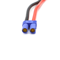 Kabel Adaptor Konektor Bullet Arus Tinggi 10Awg EC5 XT30 XT60 XT90 Terminal O Ring untuk Baterai 12V Konektor DIN Daya