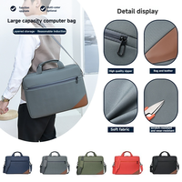 Sac à bandoulière pour ordinateur portable, étui de luxe imperméable personnalisé en gros OEM 14 15 15,6 pouces pour femmes, hommes et filles