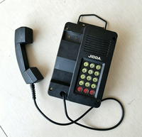 Téléphone anti-explosion pour station de communication d'urgence minière avec générateur magnéto/manivelle pour le rail souterrain