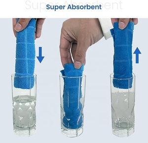 Greenfound tái sử dụng sợi nhỏ làm sạch vải dùng một lần dùng một lần vi sợi khăn cuộn hình xé vải cho xe - Product Image 5