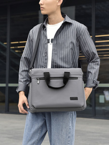 Business Crossbody Men's New Fashion Unisex Oxford Waterproof Casual <b>Luggage</b> Large Capacity Polyester Laptop Zipper <b>Bag</b> - Product Image 4