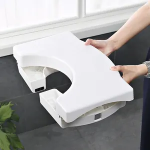 Non Slip Plastic Toilet Stool Bathroom Squat Stool Folding Toilet Stool