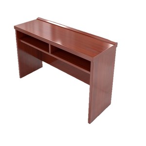 Table de conférence Wolong 1,2 m, double place, en placage de bois massif, avec chaises, pour salle de réunion et de formation - Product Image 2