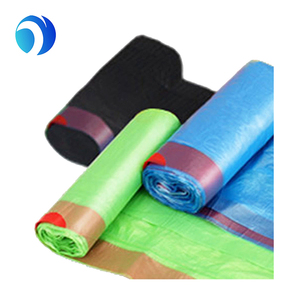 Wholesale LDPE Drawstring Strong Printing Customization on <strong>Roll</strong> Household Disposable Recyclable Rubbish <strong>Garbage</strong> Plastic <strong>Bag</strong> - Product Image 1