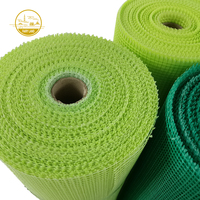 Rouleau de maille en fibre de verre auto-adhésif de 160 grammes Maille de plâtre en fibre de verre E résistante aux alcalins
