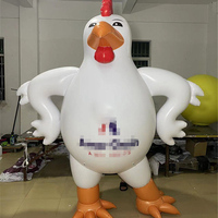 BOYI personnalisé poulet publicité scène décoration événement gonflable oiseau poulet ballon
