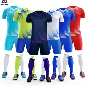 Custom Top Quality Football Kit Personalized Custom Soccer Wear Kids Retro Soccer Jersey Football Uniform