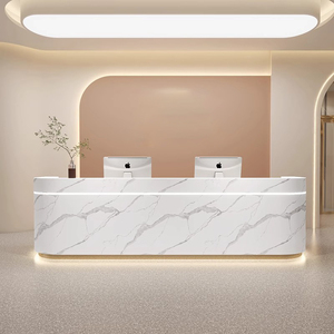 Recepción de laboratorio pequeño, <span class=keywords><strong>Spa</strong></span>, salón de belleza, recepción gris, recepción moderna - Product Image 4