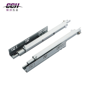 Glissières de tiroir à fermeture douce robustes, à montage sous plan, rails coulissants cachés à extension complète pour <span class=keywords><strong>armoire</strong></span> - Product Image 1