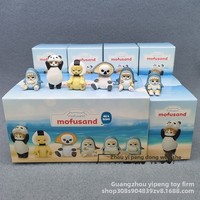 Eikoh Egg Box Mofusand Catshark Bee Cat Cosplay Burger Shark Cat Blind Box Koleksi Figur Plastik Ornamen 14 Tahun Unisex