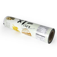 Feuille métallisée en aluminium laminé plastique alimentaire Flexible Sachet emballage Film rouleau pour Taro tomate chips de pomme de terre emballage