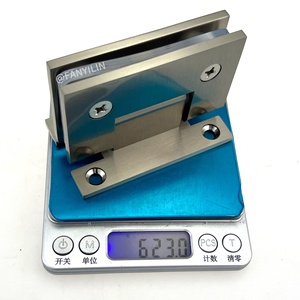 Nhà Cung cấp nhà máy CRL phong cách Brass rắn "<span class=keywords><strong>H</strong></span>" phiên bản vòi hoa sen bản lề treo tường phòng tắm không khung cửa kính pivot bản lề màn <span class=keywords><strong>h</strong></span>ình - Product Image 6