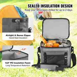 Customized Design Waterproof Cooler Tote <b>Bag</b> for Outdoor Camping Soft Cooler <b>Bag</b> for Fishing and <b>Beach</b> Cooler <b>Bags</b> - Product Image 2