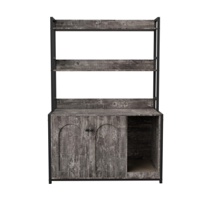 Large Cat Litter <b>Box</b> Enclosure With <b>Shelf</b> Storage Hidden Cat Washroom Wooden Cat House Sturdy - Product Image 6