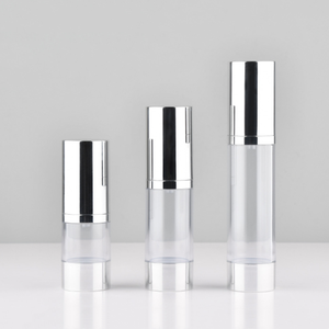 Bouteille vide, fournisseur, emballage cosmétique sous vide, 15ml, 30ml, 50ml, lotion argentée, essence, pompe sans air - Product Image 4