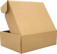 Großhandel Robuste Braune Kraft-Versandboxen Umweltfreundliche Bedruckte Geschenkverpackungen für Kleidung Individuelle Lieferboxen mit Logo