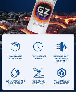 غوازن-568 مادة لاصقة عالية الحرارة 280 درجة مئوية للأفران عالية الحرارة وأنابيب الحرارة العالية - Product Image 4