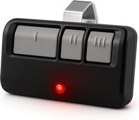 Control remoto para puerta de garaje con clip para visera, compatible con botones de aprendizaje de color rojo/naranja/morado/amarillo, modelos 893max, 891LM, 791LM, 371Lm, 81Lm