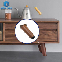 Pieds décoratifs pour tabourets, canapés, tables, fauteuils et meubles de finition, avec support en poudre pour pieds de canapé et pieds de meuble de café