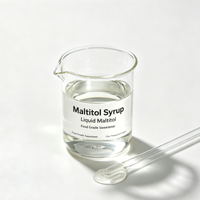 Sirop liquide de maltitol sans sucre en gros, 75 %, incolore et transparent, additif alimentaire pour confiserie et confiture