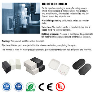 Высококачественные стандартные двухцветные литьевые пластиковые двойные пользовательские пластиковые литьевые детали для литья под давлением - Product Image 2