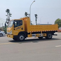 Truk Tipper Ringan FAW 4.5 Ton Berat Kotor Baru 4x2 Setir Kanan Mini Dump Truck