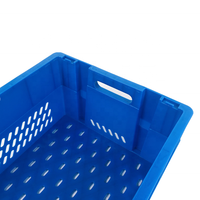 Caisses de stockage en plastique pliables de grande capacité de haute qualité à vendre