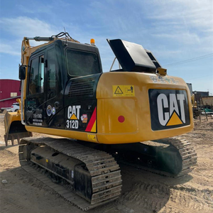 Machine de construction populaire, excavatrice sur chenilles hydraulique d'occasion de 12 tonnes, d'origine japonaise, CAT 312C 312D 312D2 312D2GC 312DL - Product Image 5