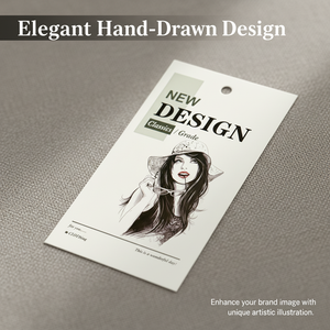 Étiquettes suspendues personnalisées avec logo, imperméables, estampées à chaud en or, pour sacs et chaussures, étiquettes en papier pour vêtements - Product Image 6