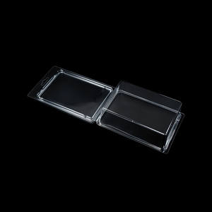 Accepter une taille personnalisée de haute qualité gaufrage logo transparent PET recyclé emballage blister à <span class=keywords><strong>clapet</strong></span> - Product Image 3