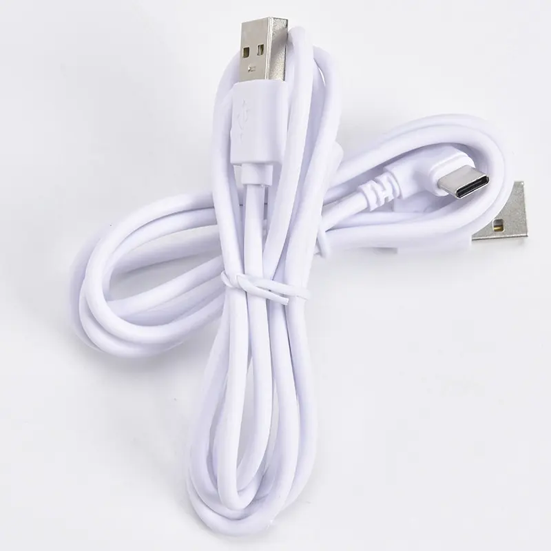 Usb A To Type C 90-Degree Right Angle Cable Fast Charging Cable Support Data Transmission