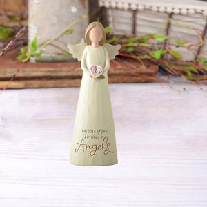 ANGELS <span class=keywords><strong>Among</strong></span> <span class=keywords><strong>US</strong></span>-RESIN BELIEVE ANGEL ORNEMENT PEINT STATUE DE NOËL pour la DÉCORATION DE LA MAISON Figurine sur le thème de l'ART pour l'affichage - Product Image 6