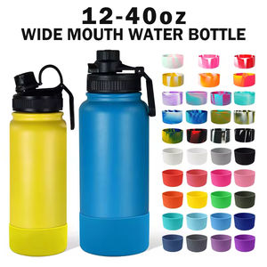 Bouteille d'eau sport en acier inoxydable 18oz 32oz avec logo personnalisé, écologique, à double paroi isolée sous vide, avec paille et brosse - Product Image 5