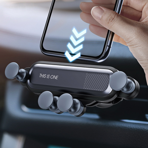 Gravity <strong>Car</strong> <strong>Holder</strong> for Phone in <strong>Car</strong> Air Vent Clip Mount No Magnetic Mobile Phone <strong>Holder</strong> GPS Stand for <strong>iPhone</strong> for Samsung - Product Image 2