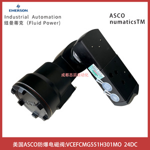 Vanne solénoïde Asco Vcefcmg551h301mo 24V DC pour gaz, port 1/2 pouce, température normale - Product Image 2