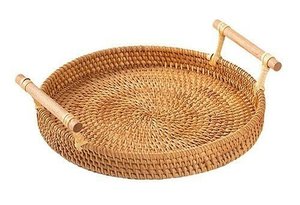 Portavelas tejido de jacinto de agua respetuoso con el medio ambiente al por mayor/linterna/cesta ligera de té almacenamiento artesanal decoración del hogar Vietnam - Product Image 6